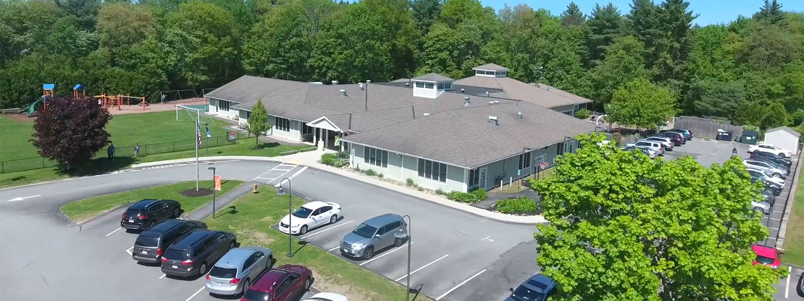 Exterior of Andover Montessori School building
